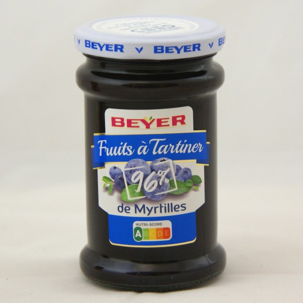 Beyer 6-pack Bosbessen jam 96% fruit, samenwerking met CEED Diabetes studies, geschikt voor keto dieët, suiker arm Beyer 6-pack Bosbessen jam 96% fruit, samenwerking met CEED Diabetes studies, geschikt voor keto dieët, suiker arm